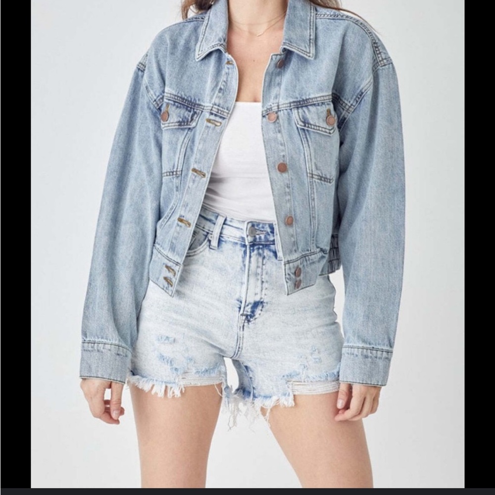 Banana Republic Light Blue Denim Jacket